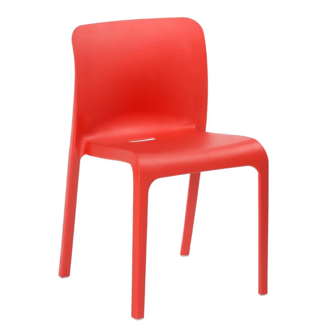 Origin POP Chair Pure Red 480x500x790mm (2 Pack) - Image 1