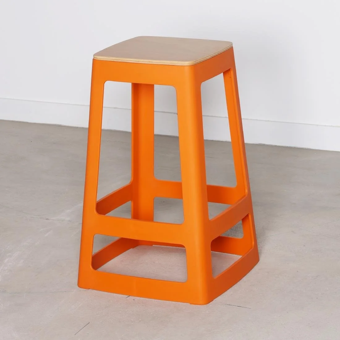 Origin Base Mid Stool Signal Orange 430x430x560mm (2 Pack) - Image 5