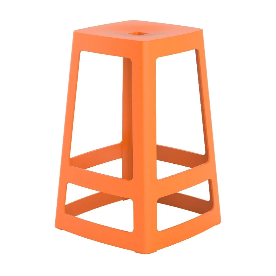 Origin Base Mid Stool Signal Orange 430x430x560mm (2 Pack) - Image 1