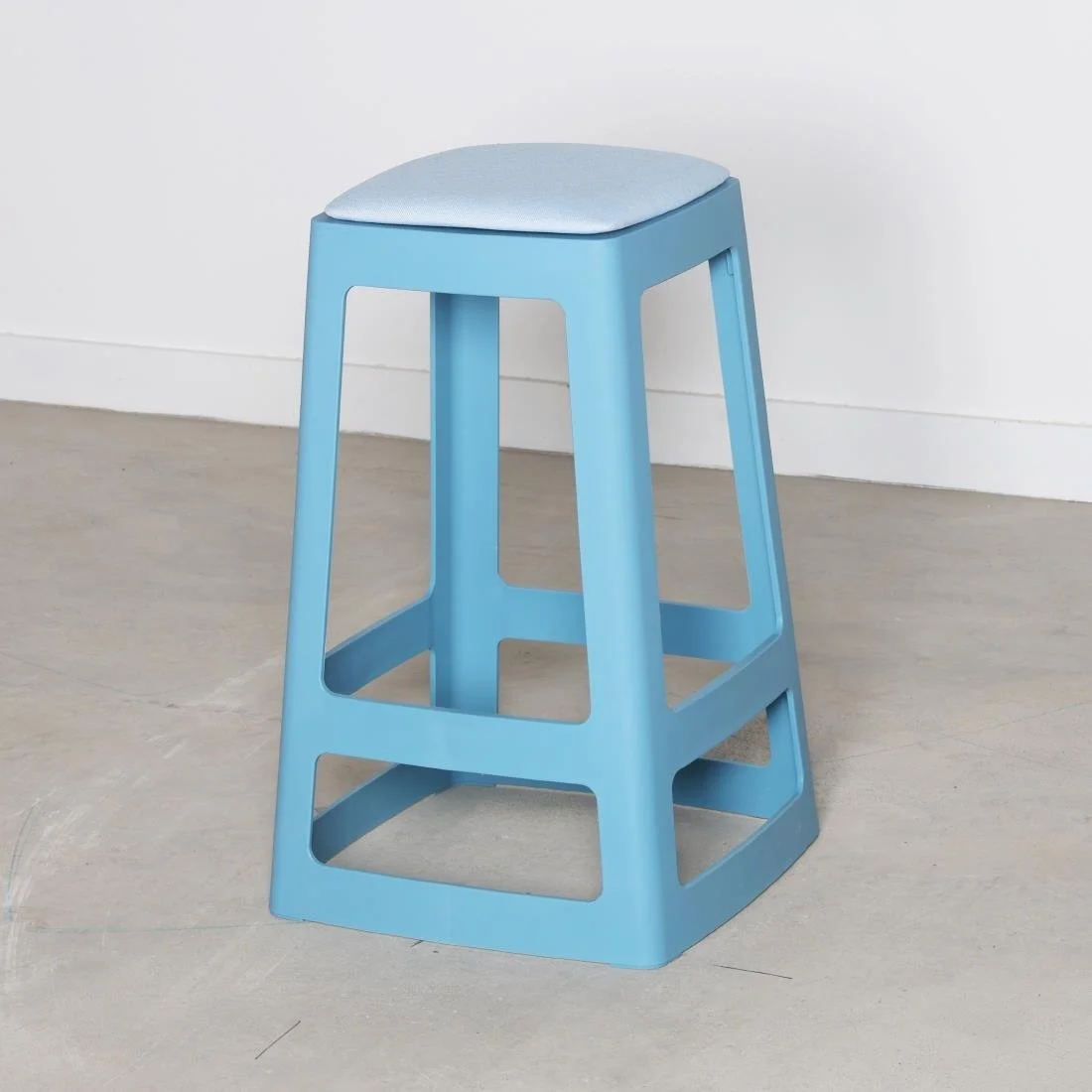 Origin Base Mid Stool Pastel Blue 430x430x560mm (2 Pack) - Image 2