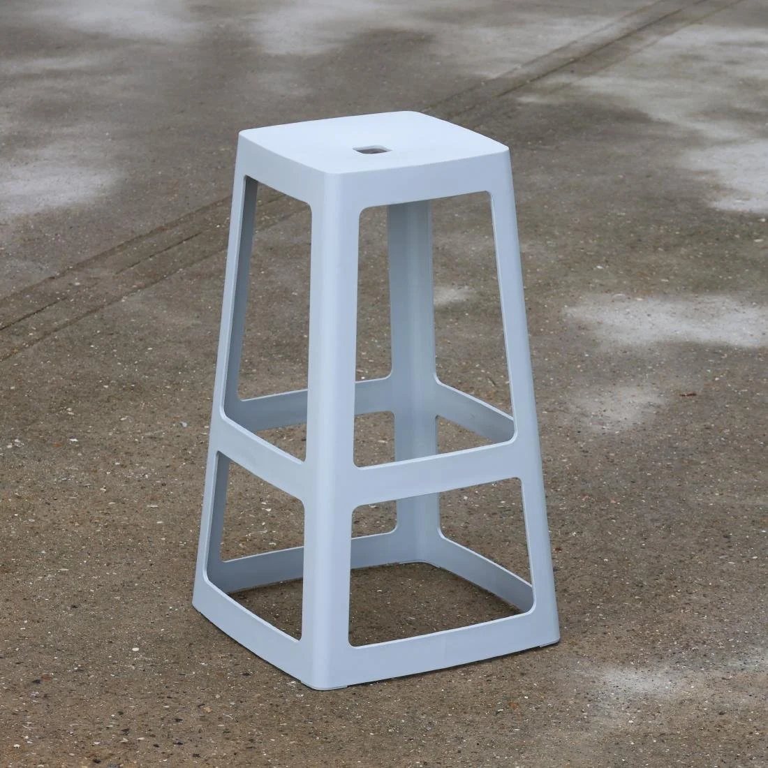 Origin Base High Stool Light Grey 450x450x750mm (2 Pack) - Image 2