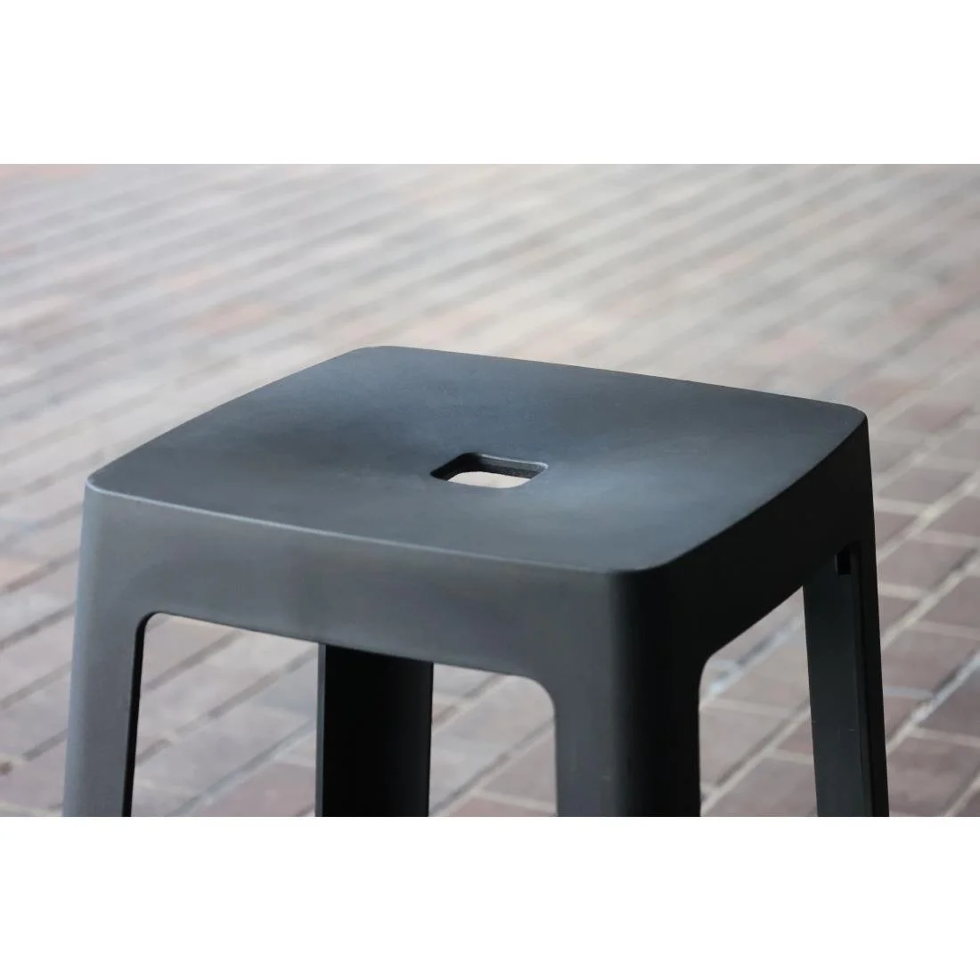 Origin Base High Stool Mouse Grey 450x450x750mm (2 Pack) - Image 3