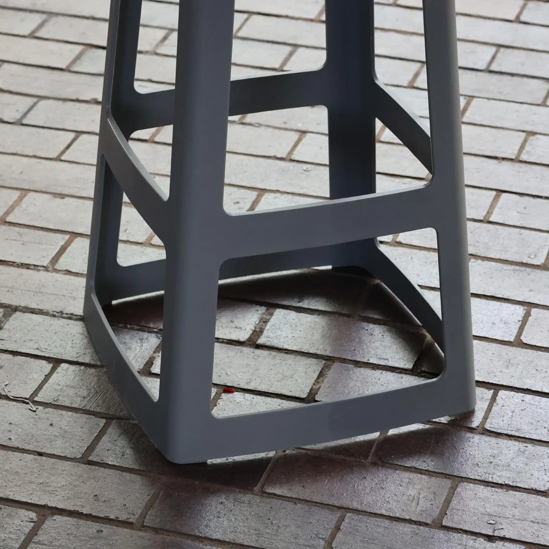 Origin Base High Stool Mouse Grey 450x450x750mm (2 Pack) - Image 10