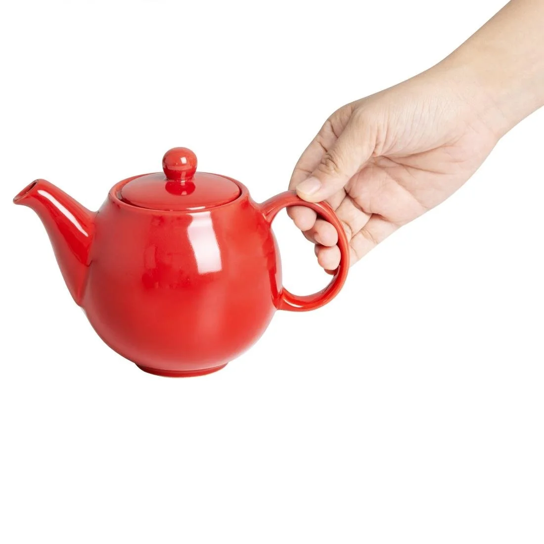 Olympia Café Teapots Red 450ml (2 Pack) - Image 4
