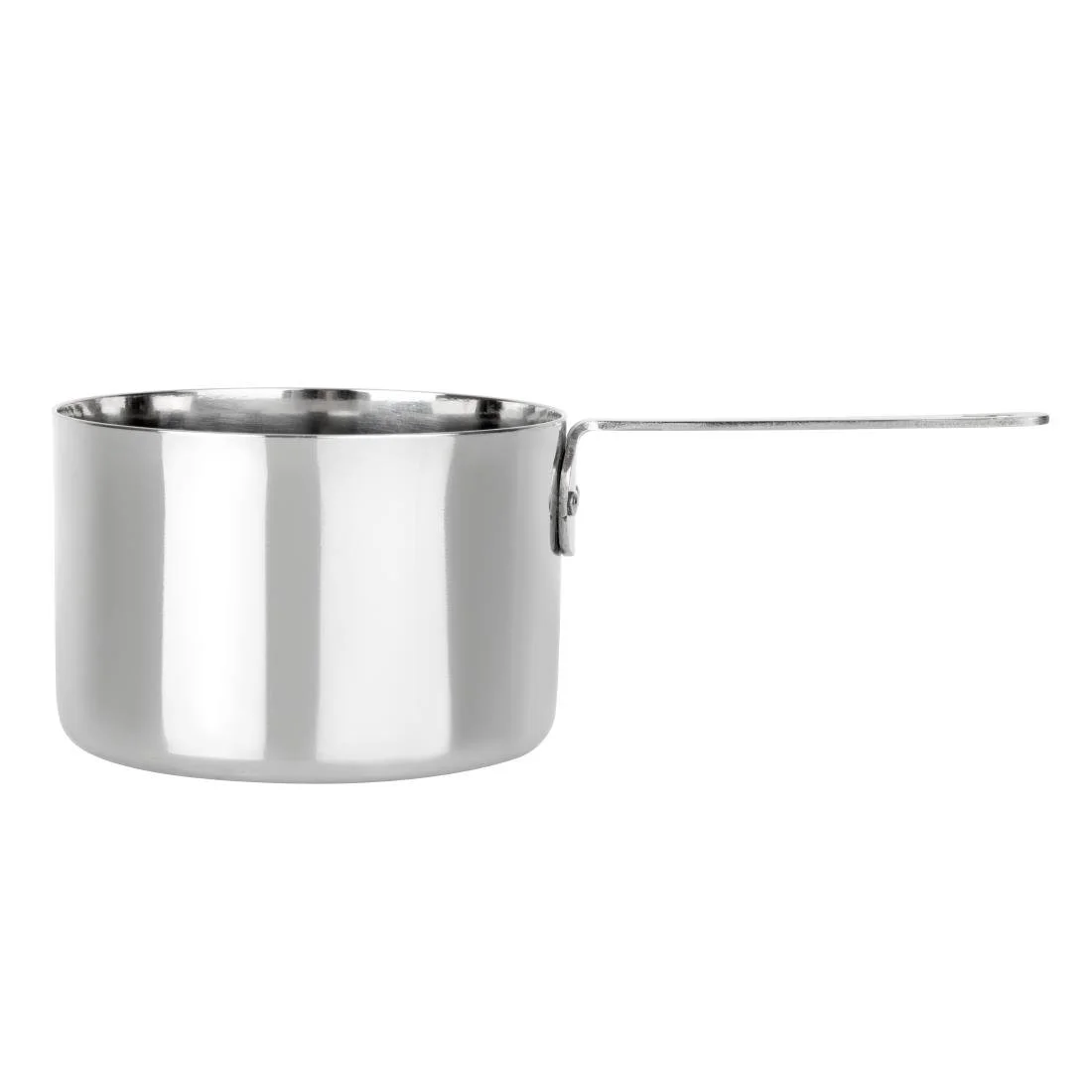 Olympia Table Presentation Mini Sauce Pan Stainless Steel 90x60mm - Image 2