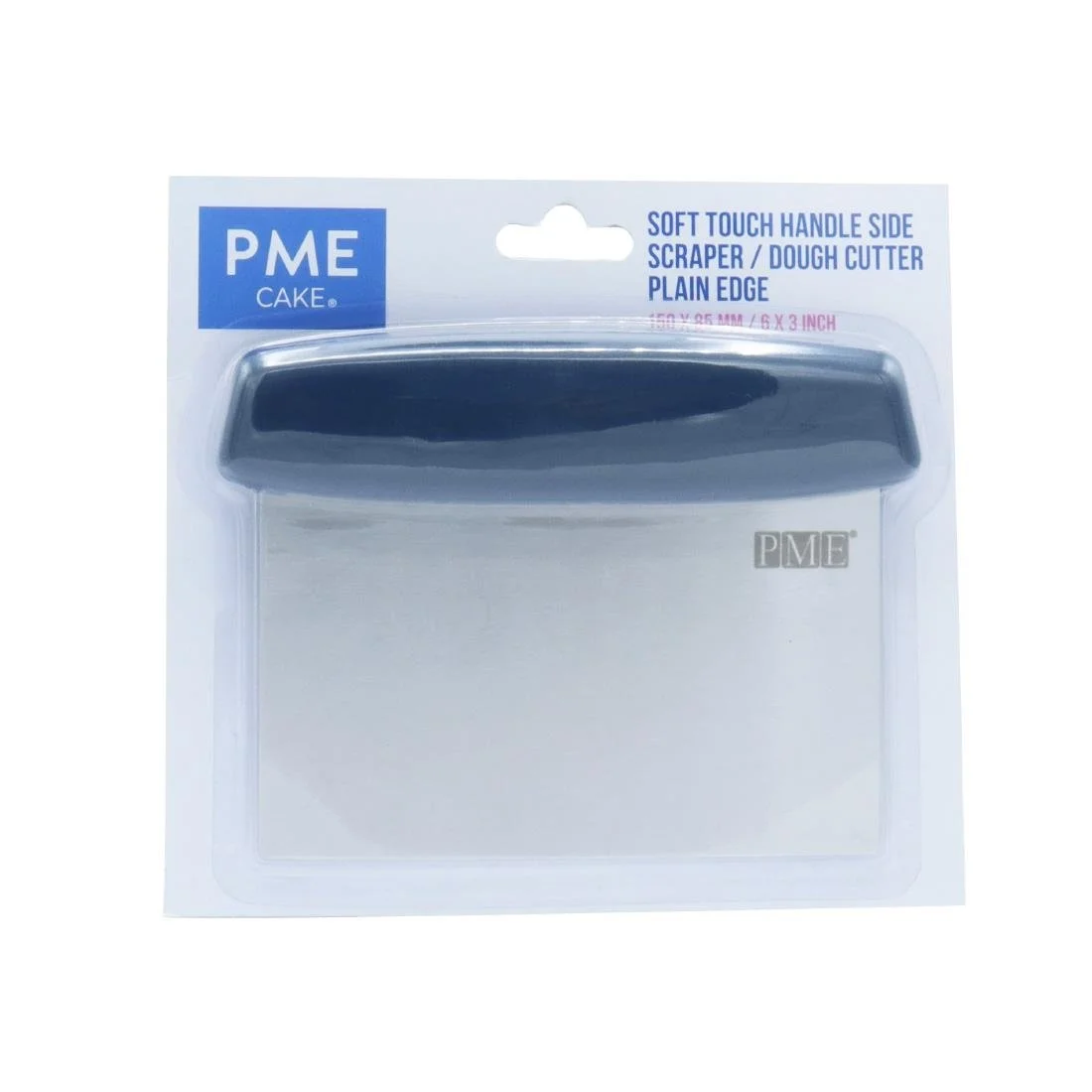 PME Soft Touch Handle Side Scrapers Plain Edge and Dough Scraper 150mm - Image 2