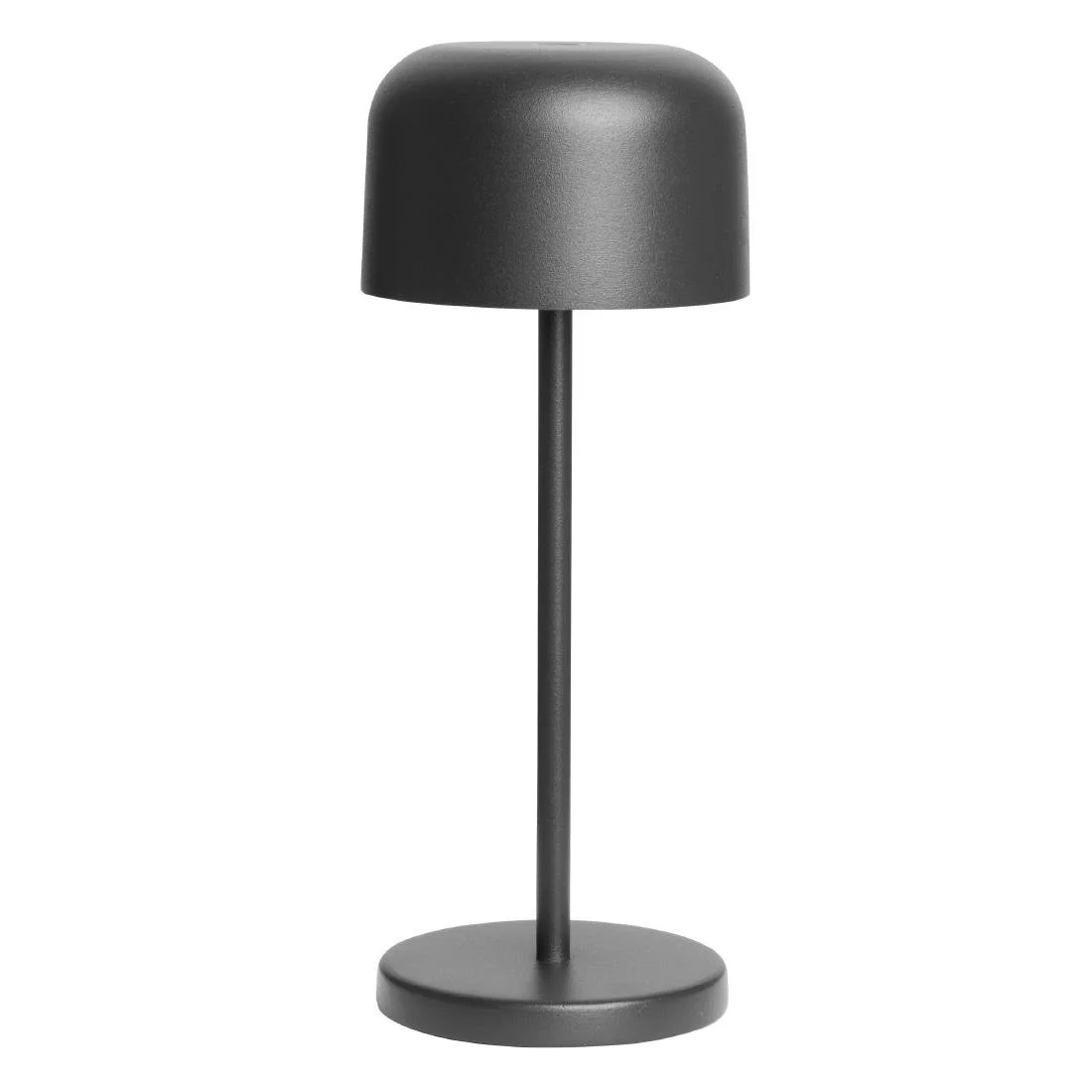 Olympia Siena Table Lamp Round Dome Black 200mm - Image 1