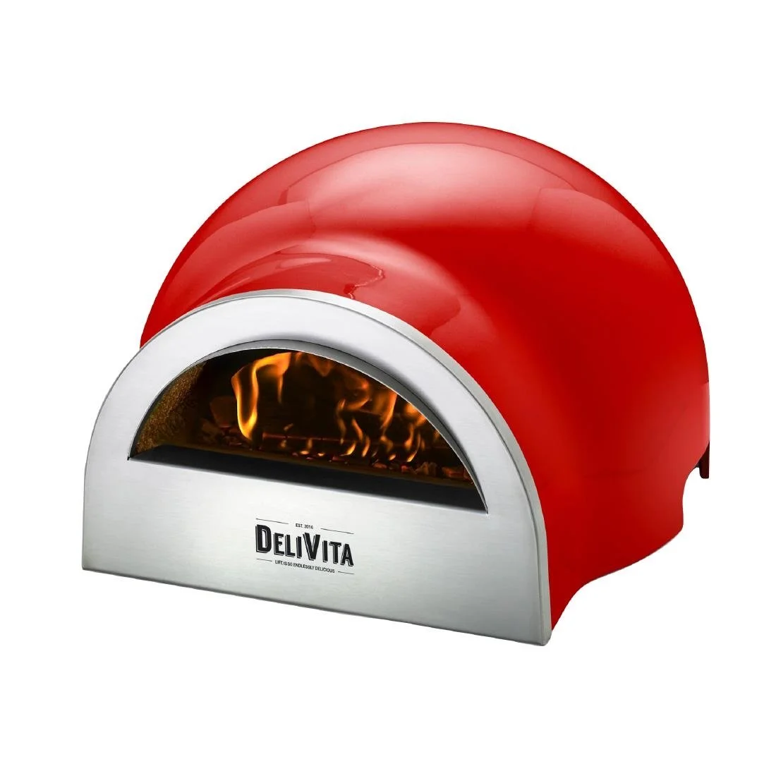 Delivita Pizza Oven Chilli Red - Image 1
