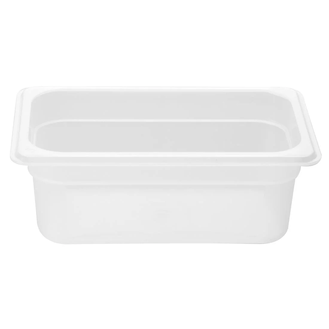 Nisbets Essentials Polypropylene 1/4 Gastronorm Container 100mm - Image 2