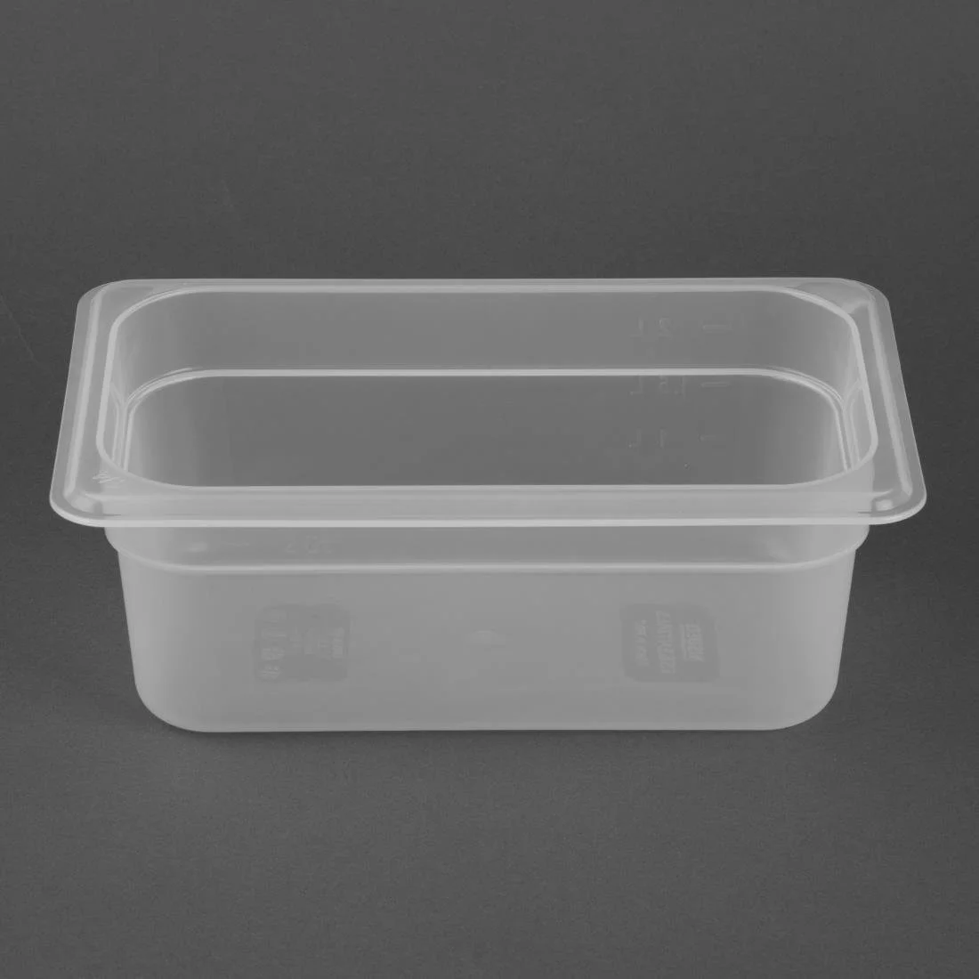Nisbets Essentials Polypropylene 1/4 Gastronorm Container 100mm - Image 5
