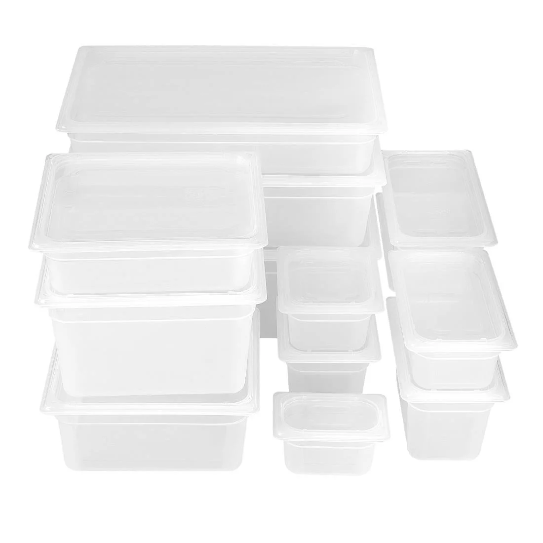 Nisbets Essentials Polypropylene 1/4 Gastronorm Container 100mm - Image 6