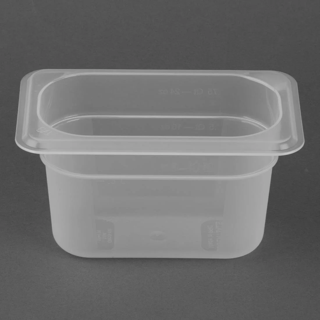 Nisbets Essentials Polypropylene 1/9 Gastronorm Container 100mm - Image 5