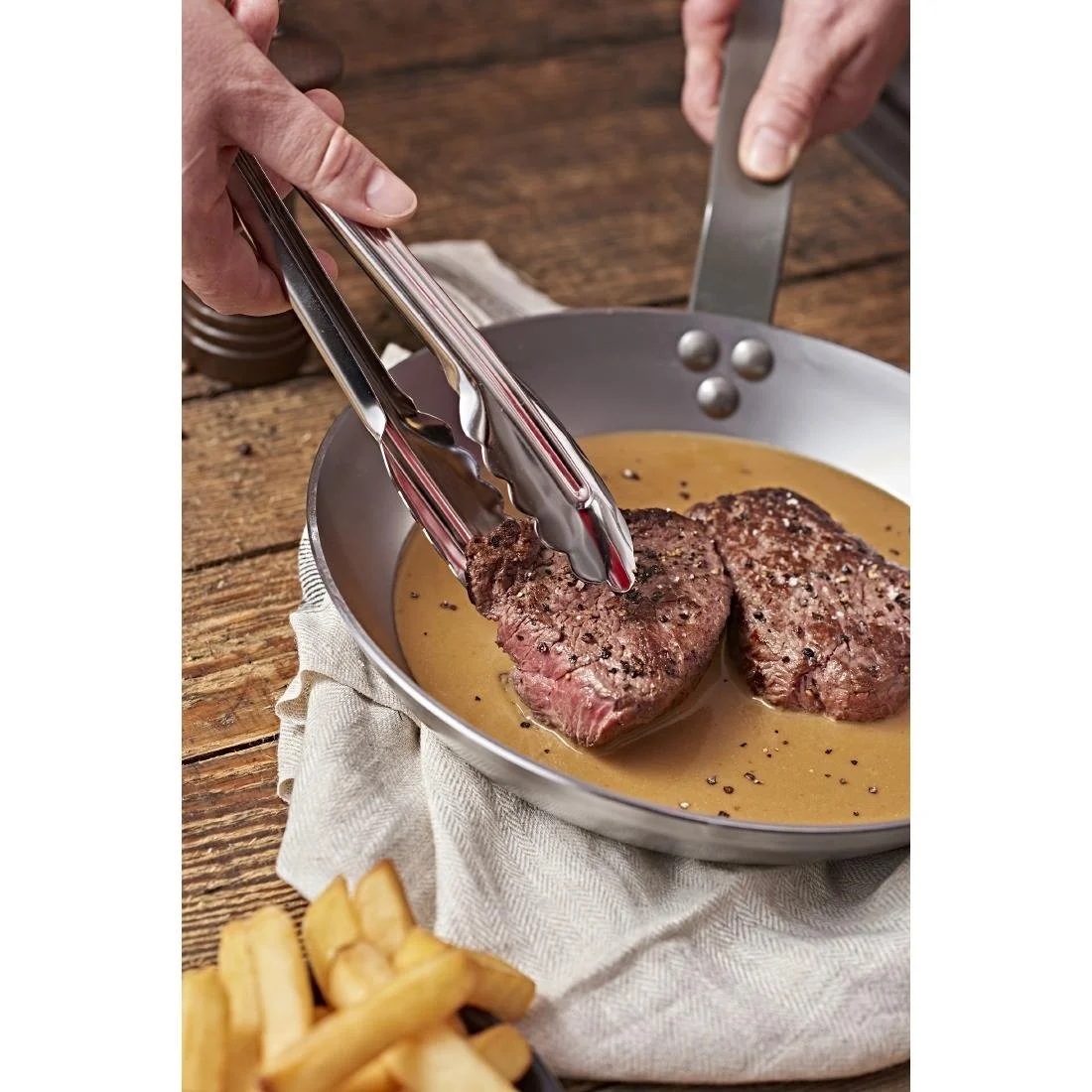 De Buyer Mineral B Element Steel Frying Pan 32cm - Image 14