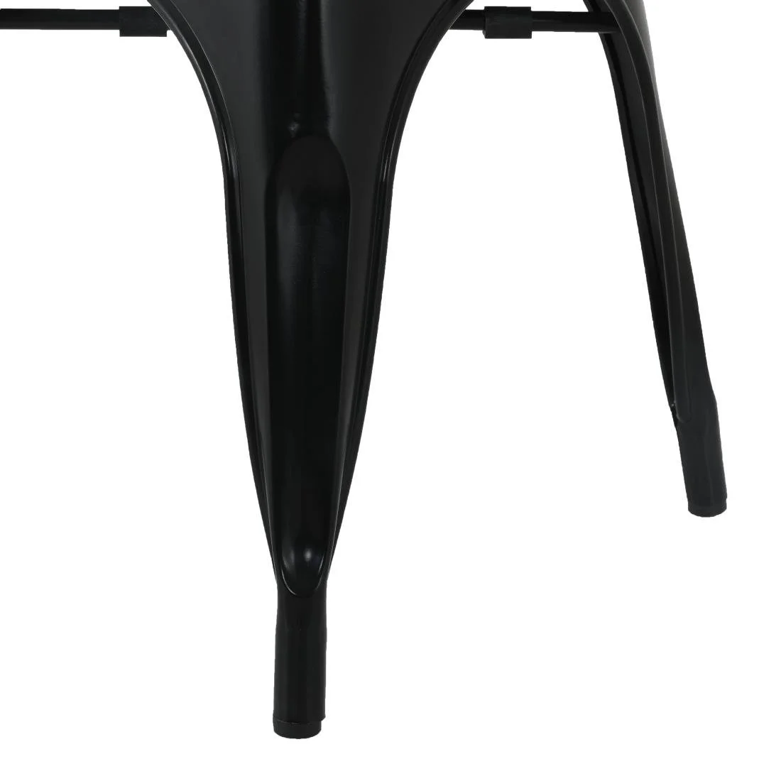 Bolero Bistro Curve Armchairs Black (4 Pack) - Image 7