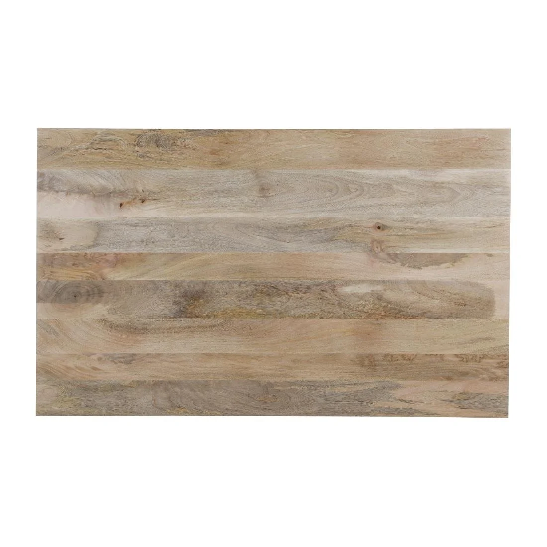 Bolero Bistro Dining Table Mango Wood Top Black Frame 1450mm - Image 8