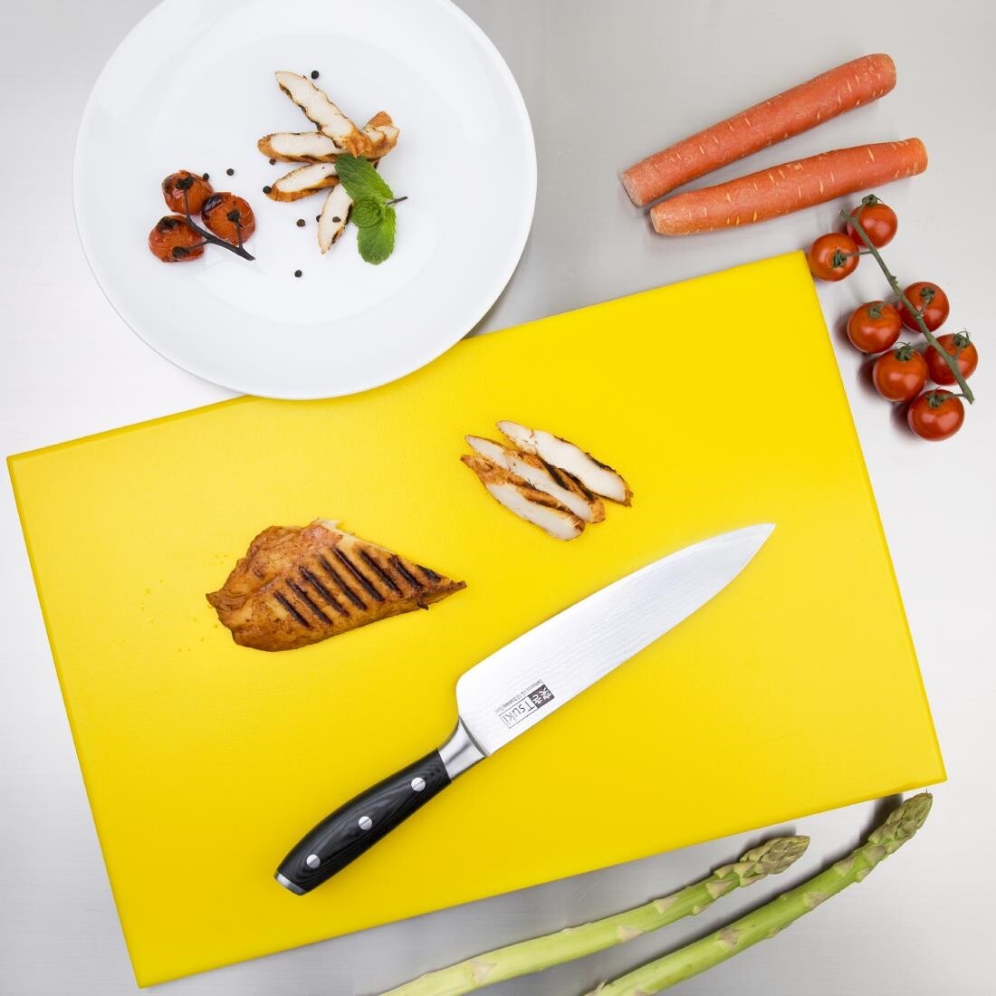 Hygiplas High Density Yellow Chopping Board Standard