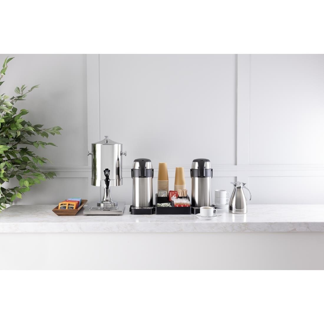 Olympia Vacuum Jug Polished 1Ltr