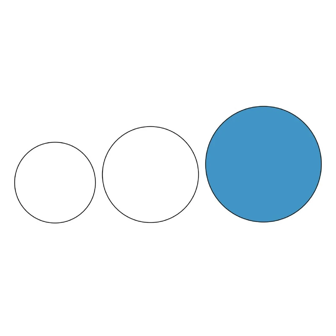 Kristallon Fibreglass Round Non Slip Tray Black 16 in