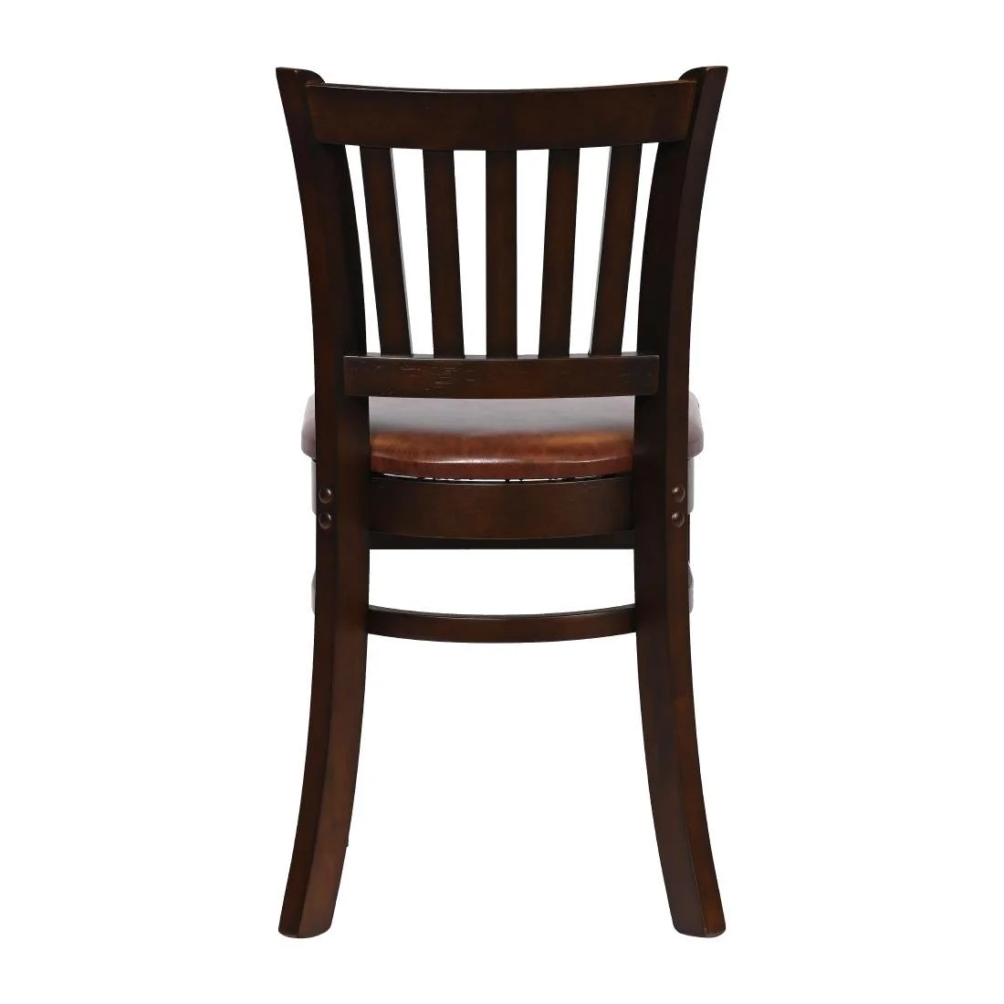 Turin Dining Table with 4 Manhattan Chairs in Dark Walnut with Bison Espresso - Image 2