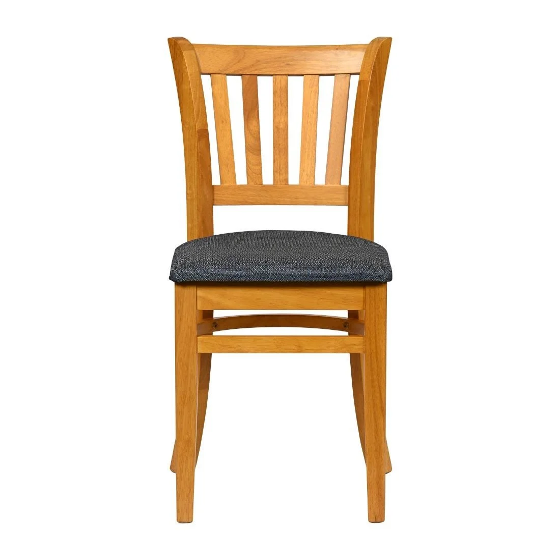 Turin Dining Table with 4 Manhattan Chairs in Soft Oak with Shetland Sea - Image 3