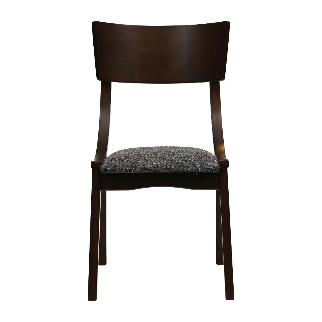 Chelsea Dining Chairs in Dark Walnut with Shetland Smoke Seats (6 Pack) - Image 3