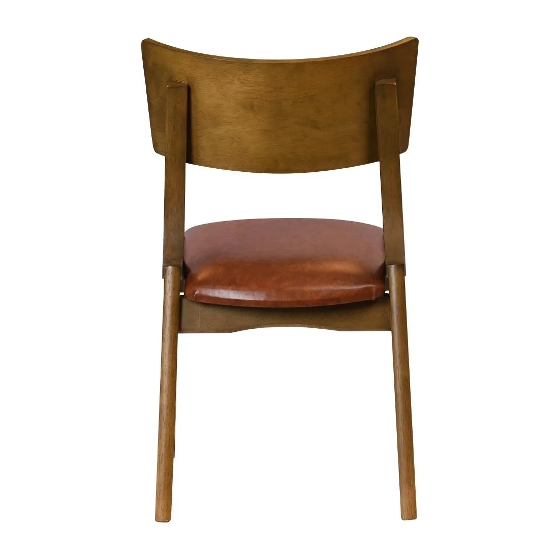Chelsea Dining Chairs in Weathered Oak with Bison Tan Seats (6 Pack) - Image 3