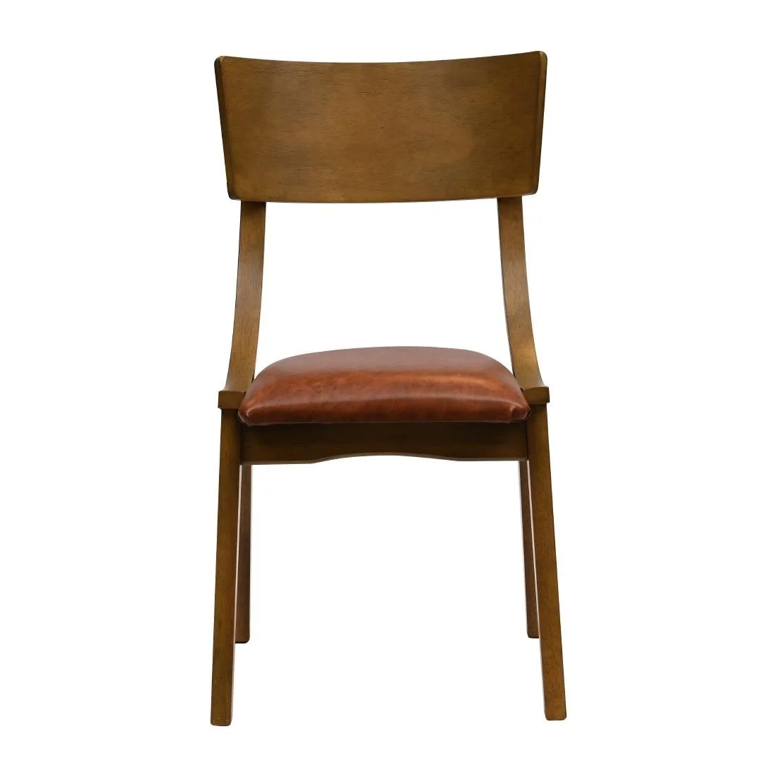 Chelsea Dining Chairs in Weathered Oak with Bison Tan Seats (6 Pack) - Image 4