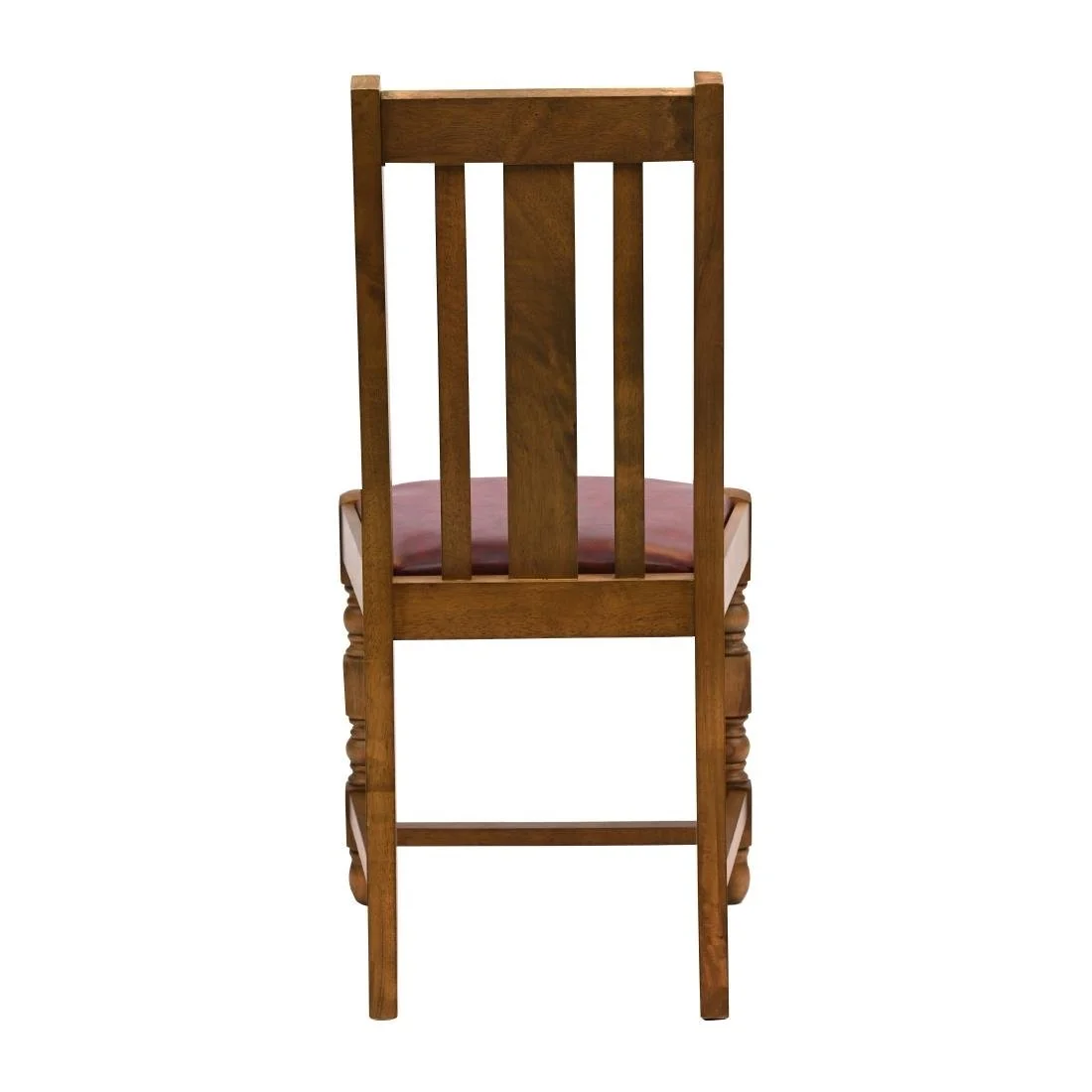 Thame Dining Chairs in Weathered Oak with Bison Espresso Seat (6 Pack) - Image 2