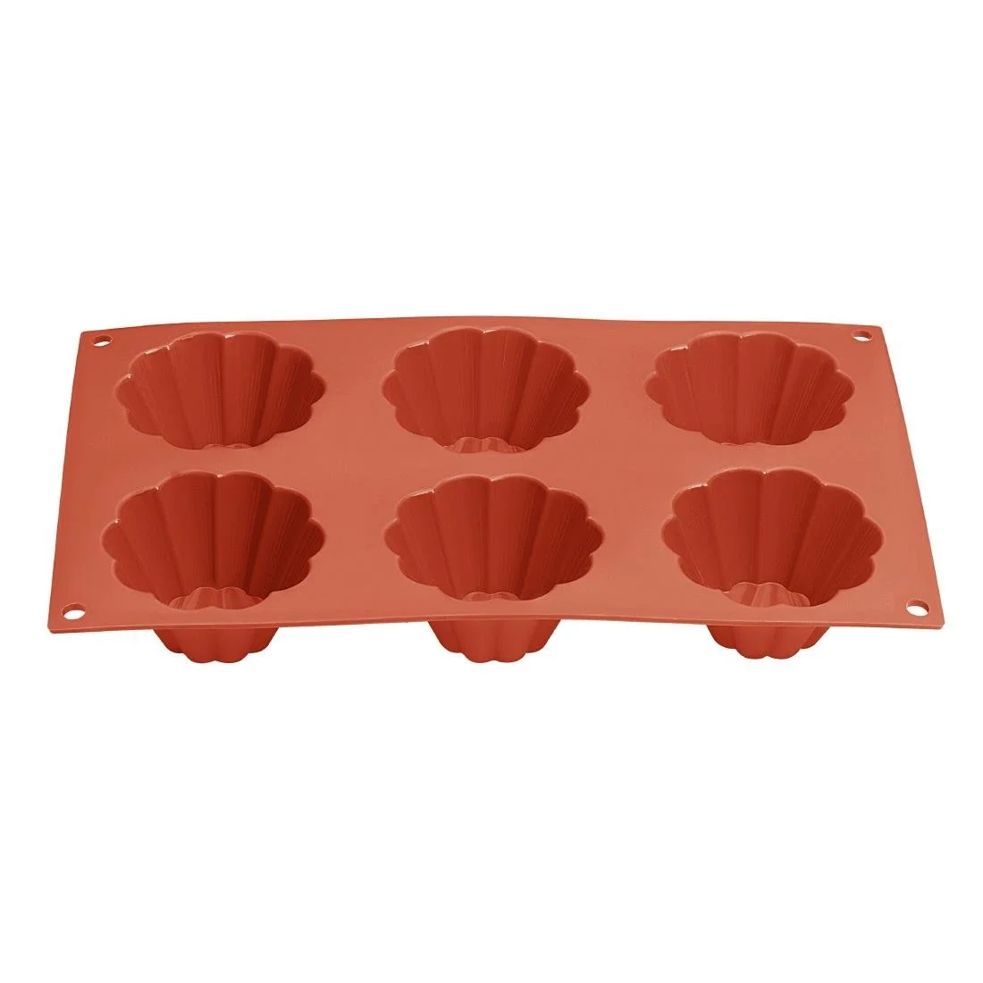 Vogue Silicone Brioche Mould 6 Cup - Image 1