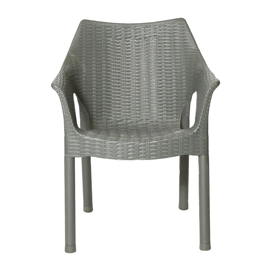 Bolero Elements Polypropylene Armchairs Olive Green (4 Pack) - Image 2