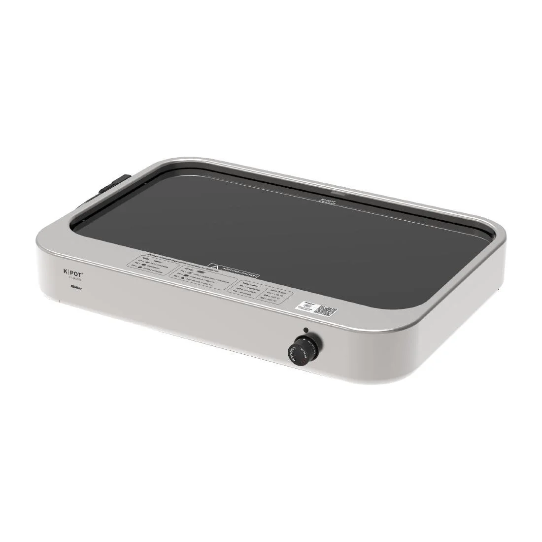 Rieber K-Pot Glass Ceramic Hob 1/1GN Stainless Steel CK-2200 - Image 1