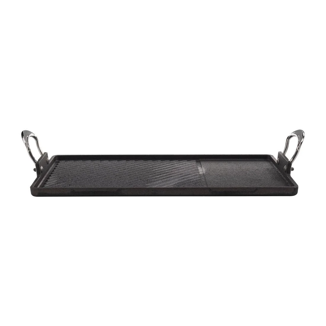 Samuel Groves Cast Iron Double Burner Griddle Pan 45x25cm - Image 6