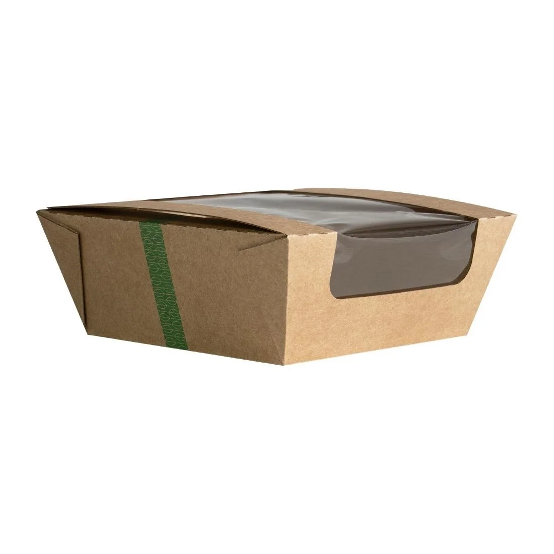 Vegware Microflute Hinged Hot Box with Window 6x6" (210 Pack) - Image 1