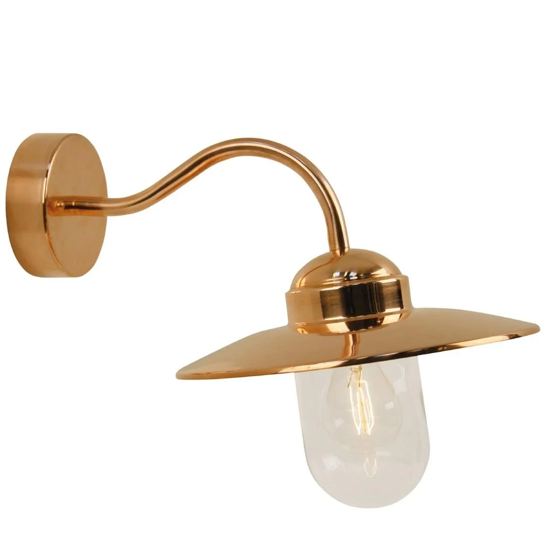 Nordlux Luxembourg Outdoor Wall Light Copper - Image 1