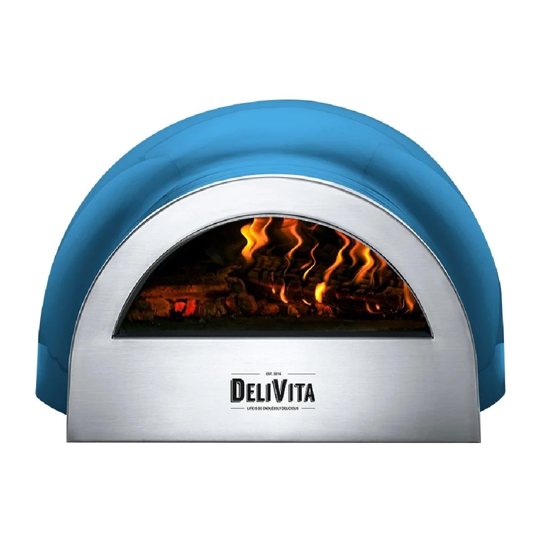 Delivita Wood Fired Oven Jubilee Blue - Image 4