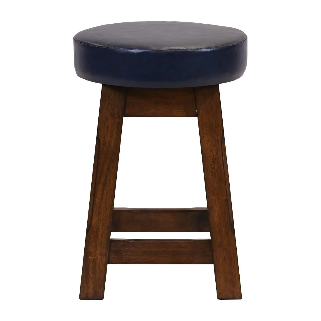 Everyday Wessex Vintage Low Stool with Bison Midnight Seat (2 Pack) - Image 2