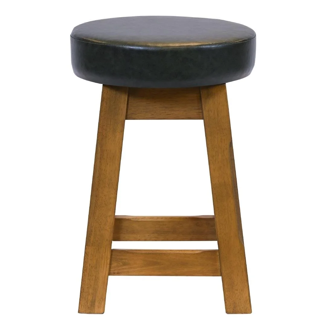 Everyday Wessex Weathered Oak Low Stool with Bison Cedar Seat (2 Pack) - Image 1