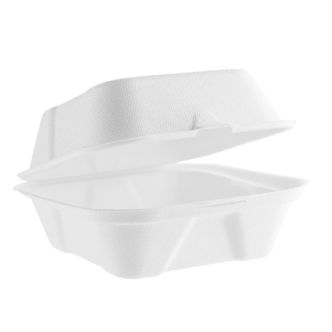 Vegware Nourish Moulded Fibre Burger Boxes 6" (500 Pack) - Image 1
