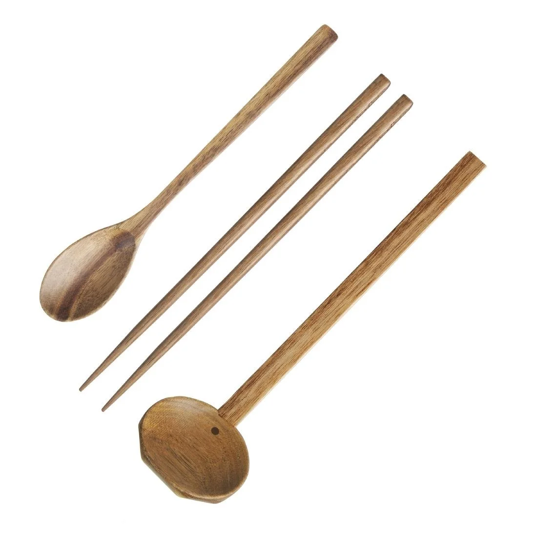 Olympia Miso Acacia Wood Ramen and Pho Ladle - 270mm (Box 6) - Image 5
