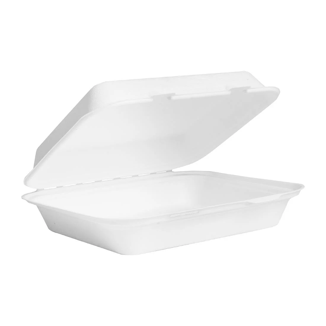 Vegware Nourish Moulded Fibre Lunch Boxes 9x8" (200 Pack) - Image 1