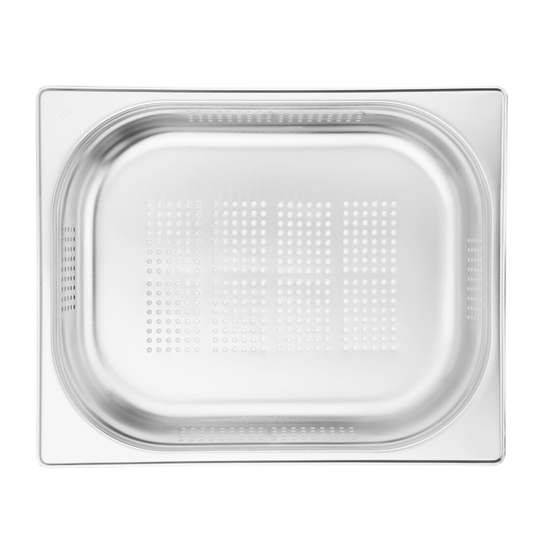 Vogue Stainless Steel Perforated 1/2 Gastronorm Pan 65mm