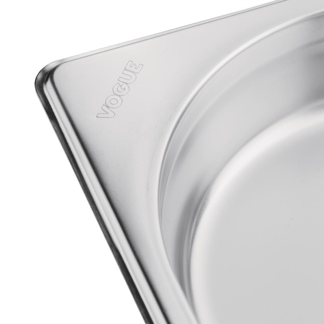 Vogue Stainless Steel 1/1 Gastronorm Pan 20mm