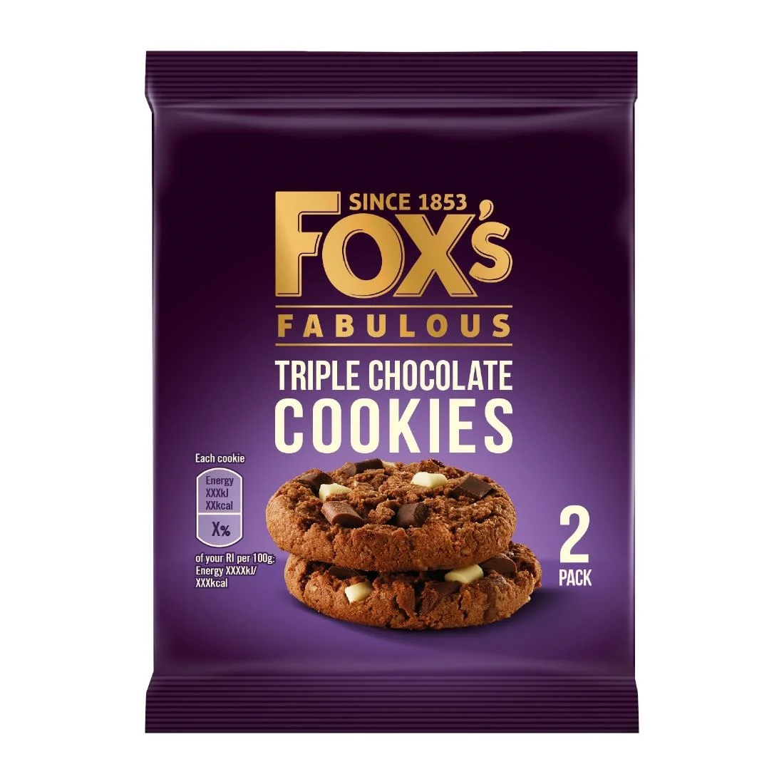 Fox's Mixed Chunky Cookie Twin Pack 45g (48 Pack) - Image 3