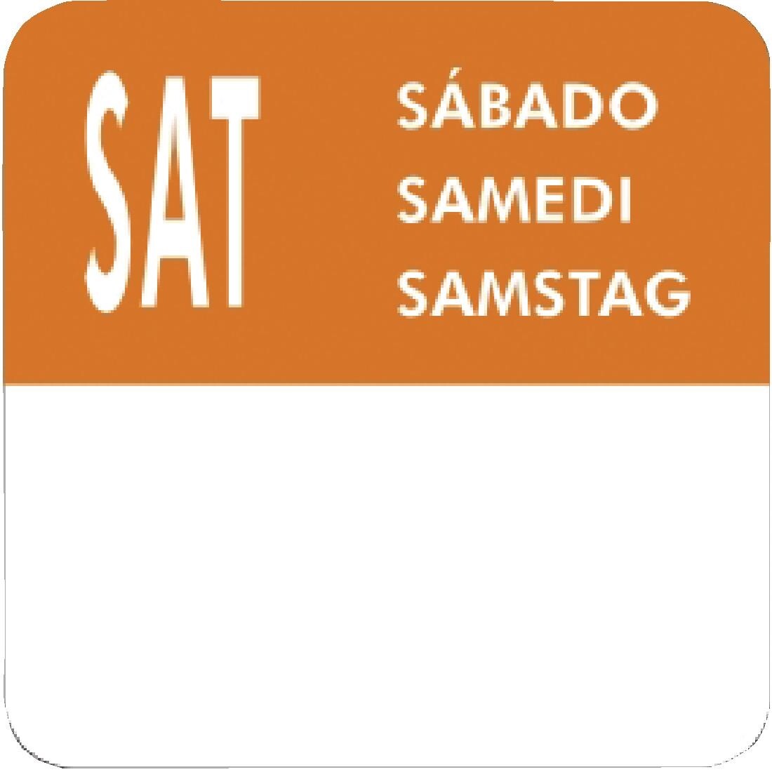 Vogue Removable Day of the Week Labels