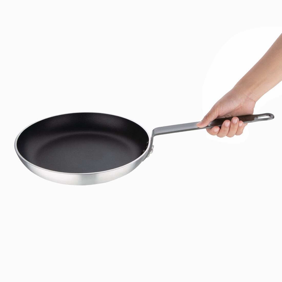 Vogue Aluminium Non-Stick Teflon Platinum Plus Frying Pan 28cm