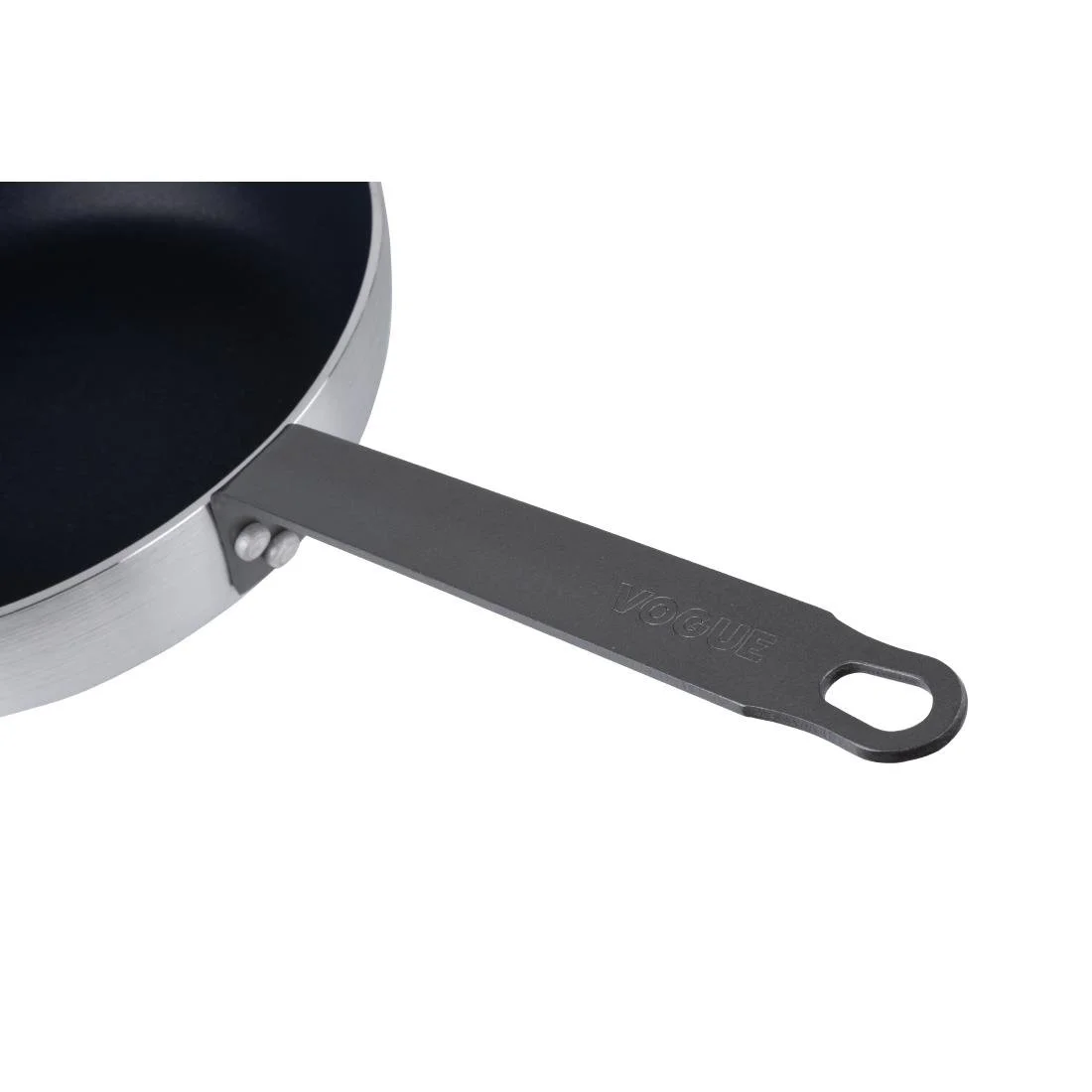 Vogue Aluminium Non-Stick Flared Induction Sauté Pan 28cm - Image 4