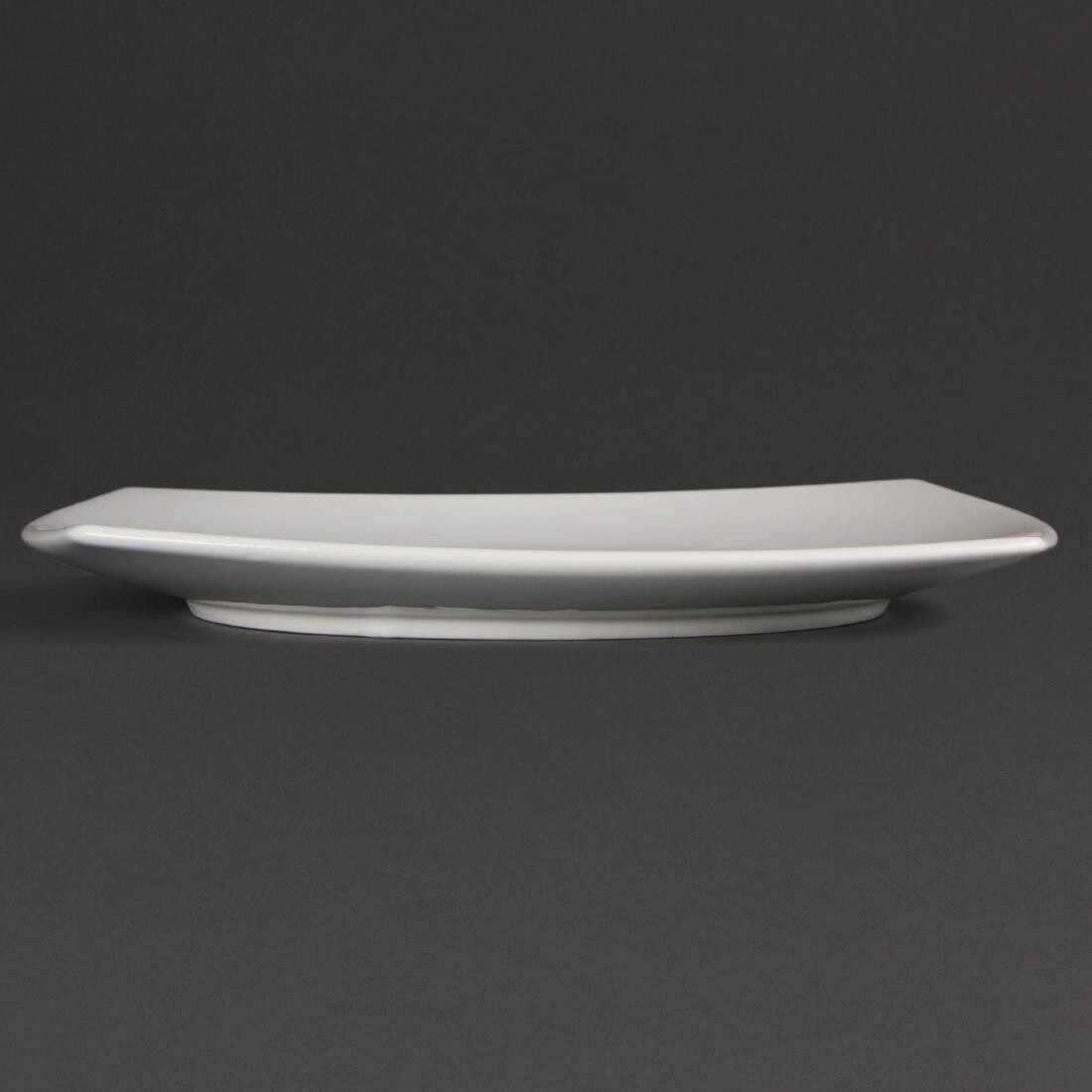 Olympia Whiteware Rounded Square Plates 305mm