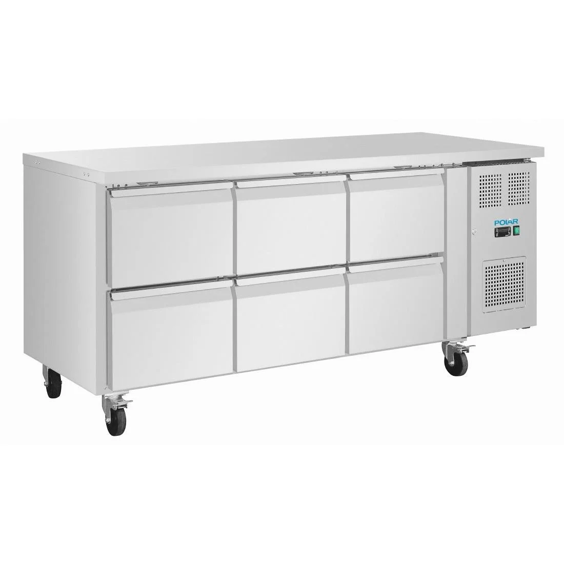 Polar U-Series Six Drawer Gastronorm Counter Fridge - Image 1