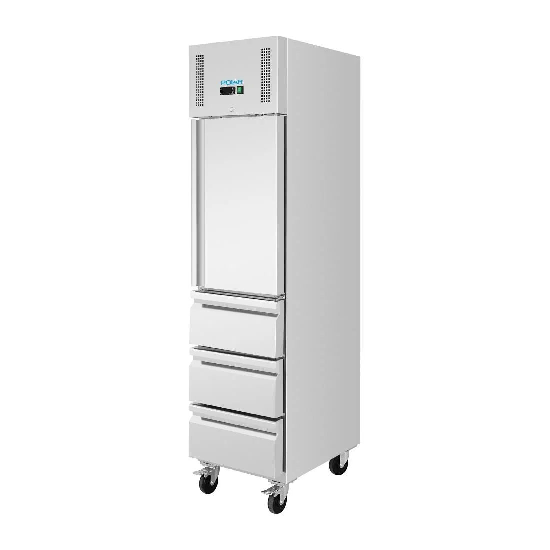 Polar G-Series Single Door & 3 Drawer Slimline GN Cabinet Refrigerator - Image 1