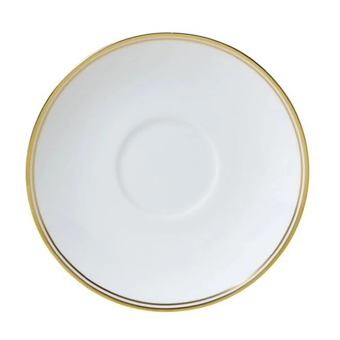 William Edwards Burnished Gold Classic Tea Saucers 160mm (12 Pack) - Image 1